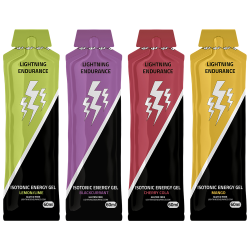 Lightning Endurance Isotonic Energy Gel - Mixed - 24 x 60 ml (LET OP! THT 28-8-2025)