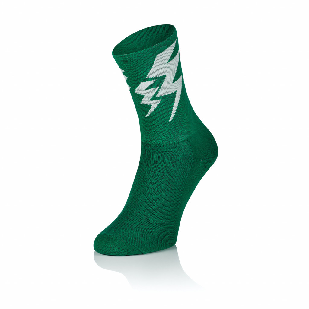 Lightning Socks - Solid Green (2 paar) 1