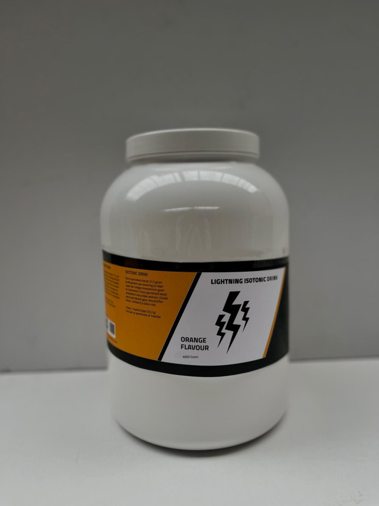 Lightning Isotonic Sports Drink - 4000 gram (LET OP! THT 31-3-2025) 1