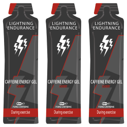 Lightning Endurance Caffeine Energy Gel - Cherry - 24 x 60 ml (LET OP! THT 16-12-2025)