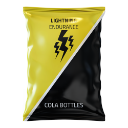 Lightning Energy Gums - Cola Bottles - 16 x 70 gram