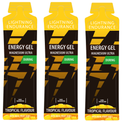 Lightning Endurance Energy Gel Magnesium Ultra - Tropical - 24 x 60 ml