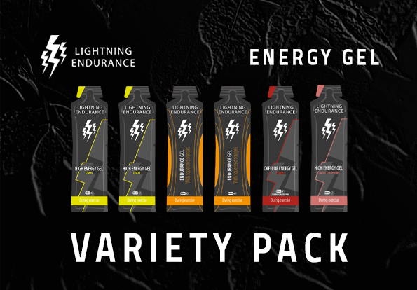 Lightning Endurance Energy Gel Variety Pack - 12 x 60 ml 1