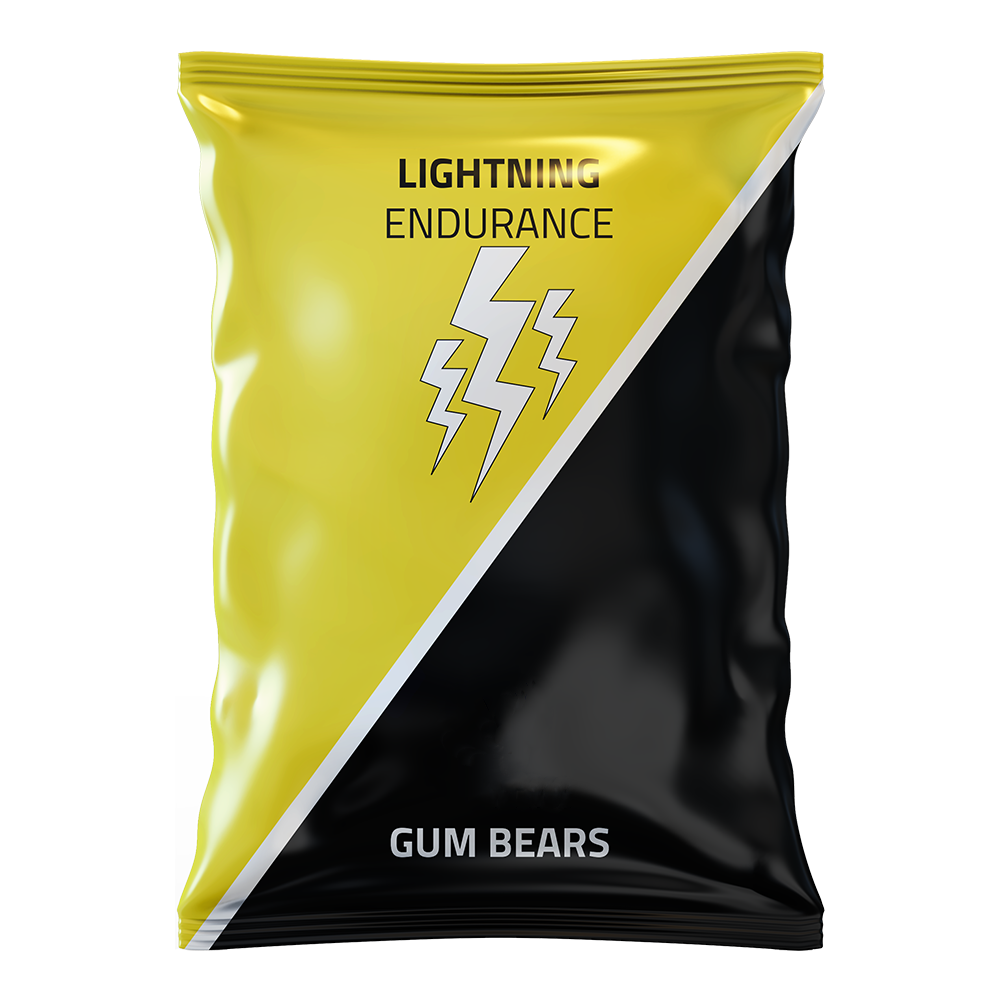 Lightning Energy Gums - Gum Bears - 70 gram - 9 + 1 gratis 1