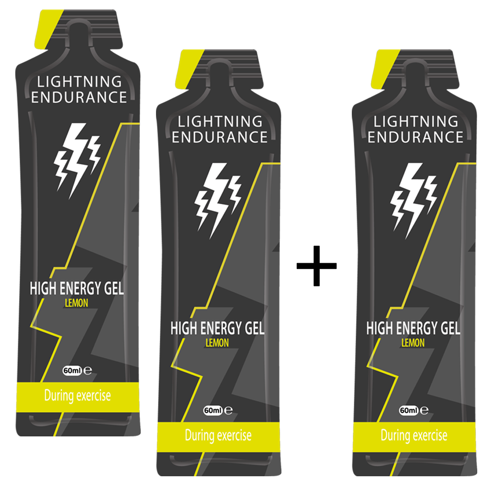 Lightning Endurance High Energy Gel - 60 ml - 10 + 2 gratis 2