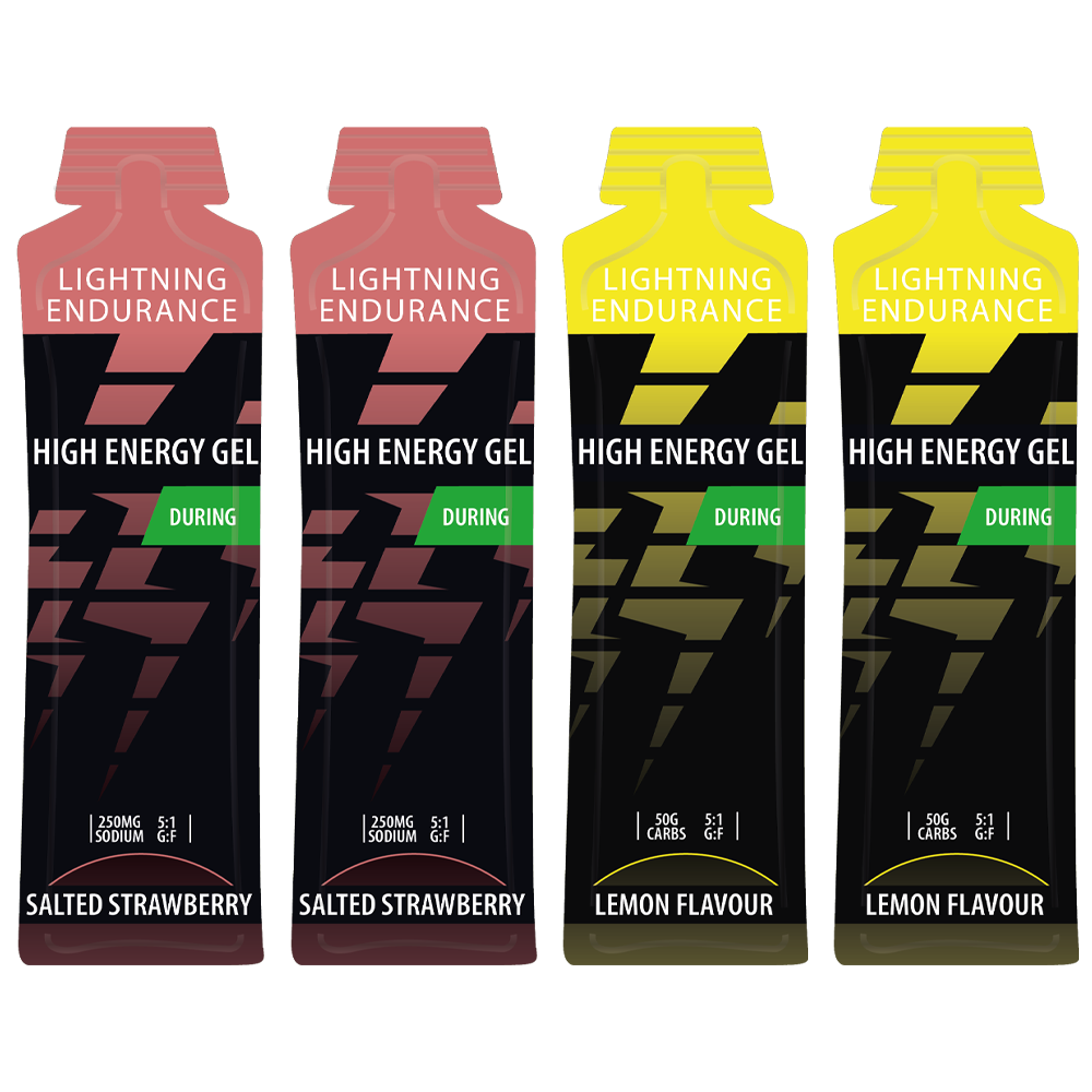 Lightning Endurance High Energy Gel - Mixed – 24 x 60 ml 1