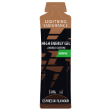 Lightning Endurance High Energy Gel - Double Espresso - 160 mg Caffeine - 24 x 60 ml (THT 30-6-2026) 2