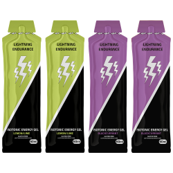 Lightning Endurance Isotonic Energy Gel - Mixed - 24 x 60 ml
