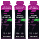 Lightning Endurance Recovery Collagen Gel - Berry - 24 x 60 ml 1