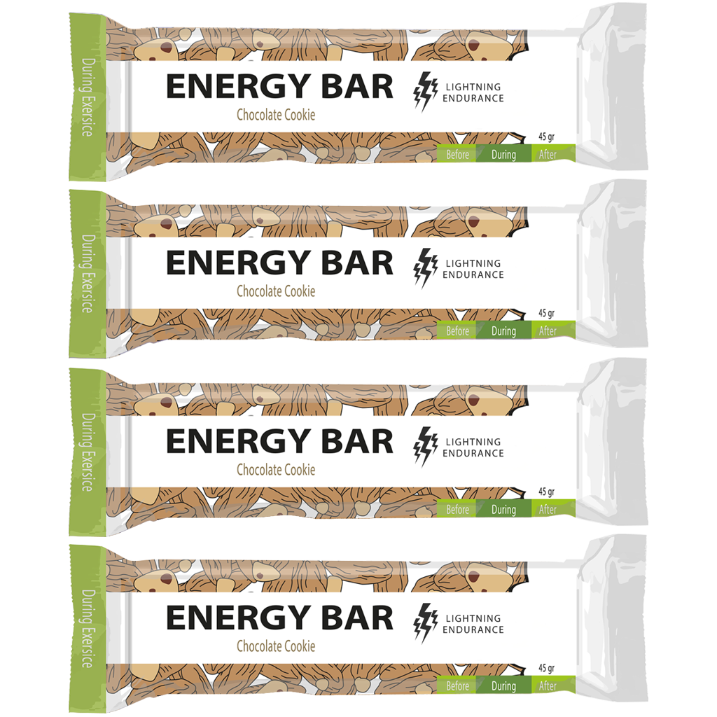 Lightning Energy Bar - Chocolate Cookie - 15 x 45 gram 1