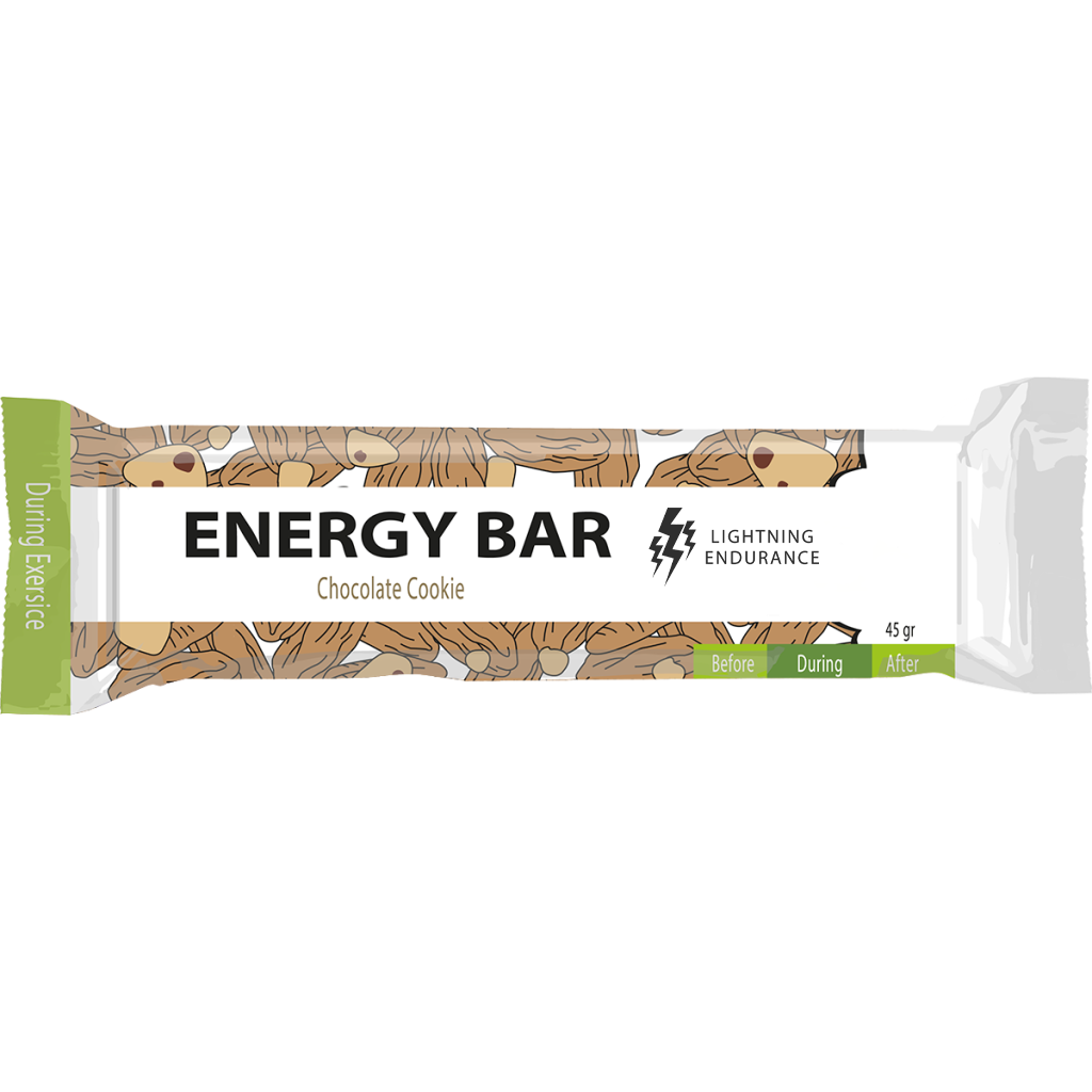 Lightning Energy Bar - Chocolate Cookie - 1 x 45 gram 1