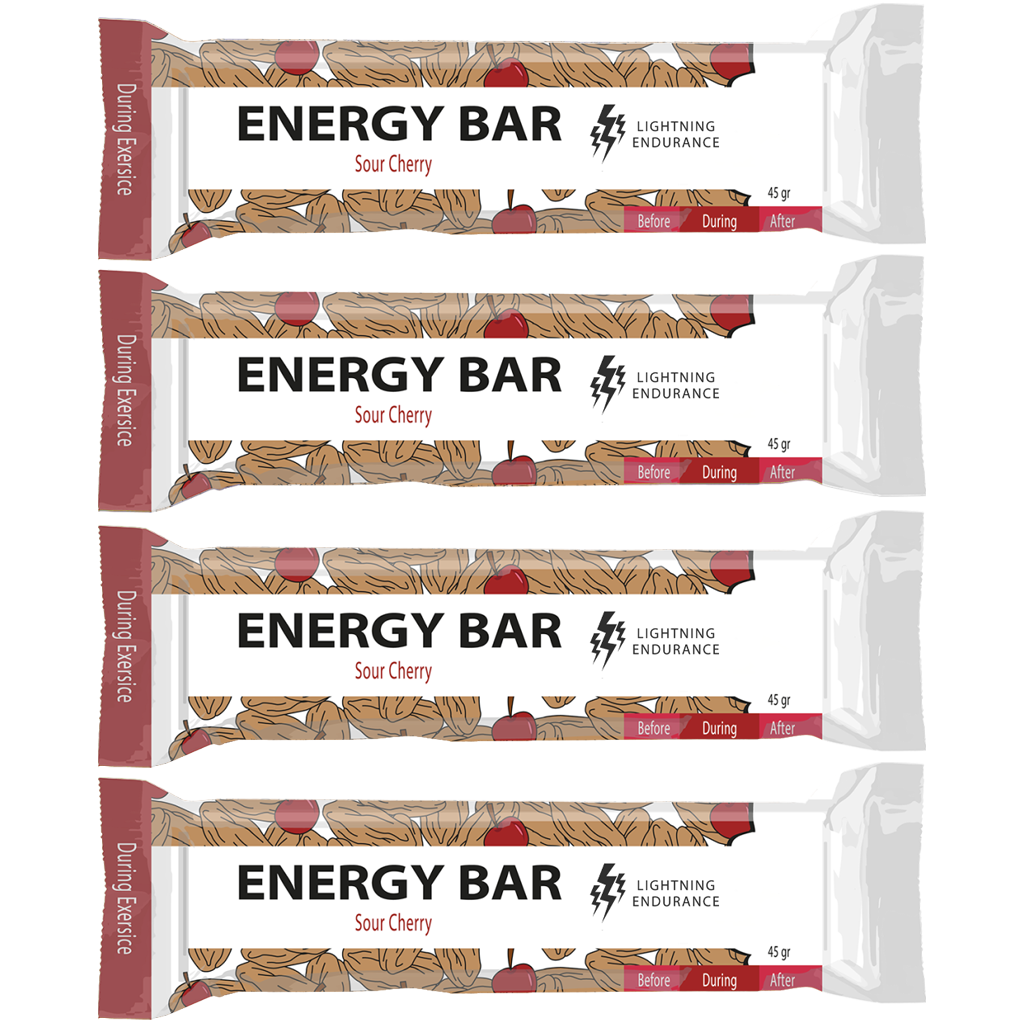 Lightning Energy Bar - Sour Cherry - 15 x 45 gram 1