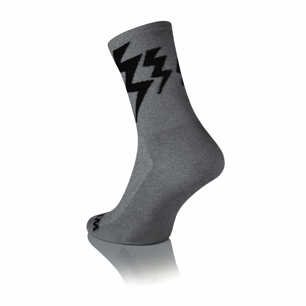 Lightning Merino Dark Grey Socks - Grijs/Zwart - 2 paar 1