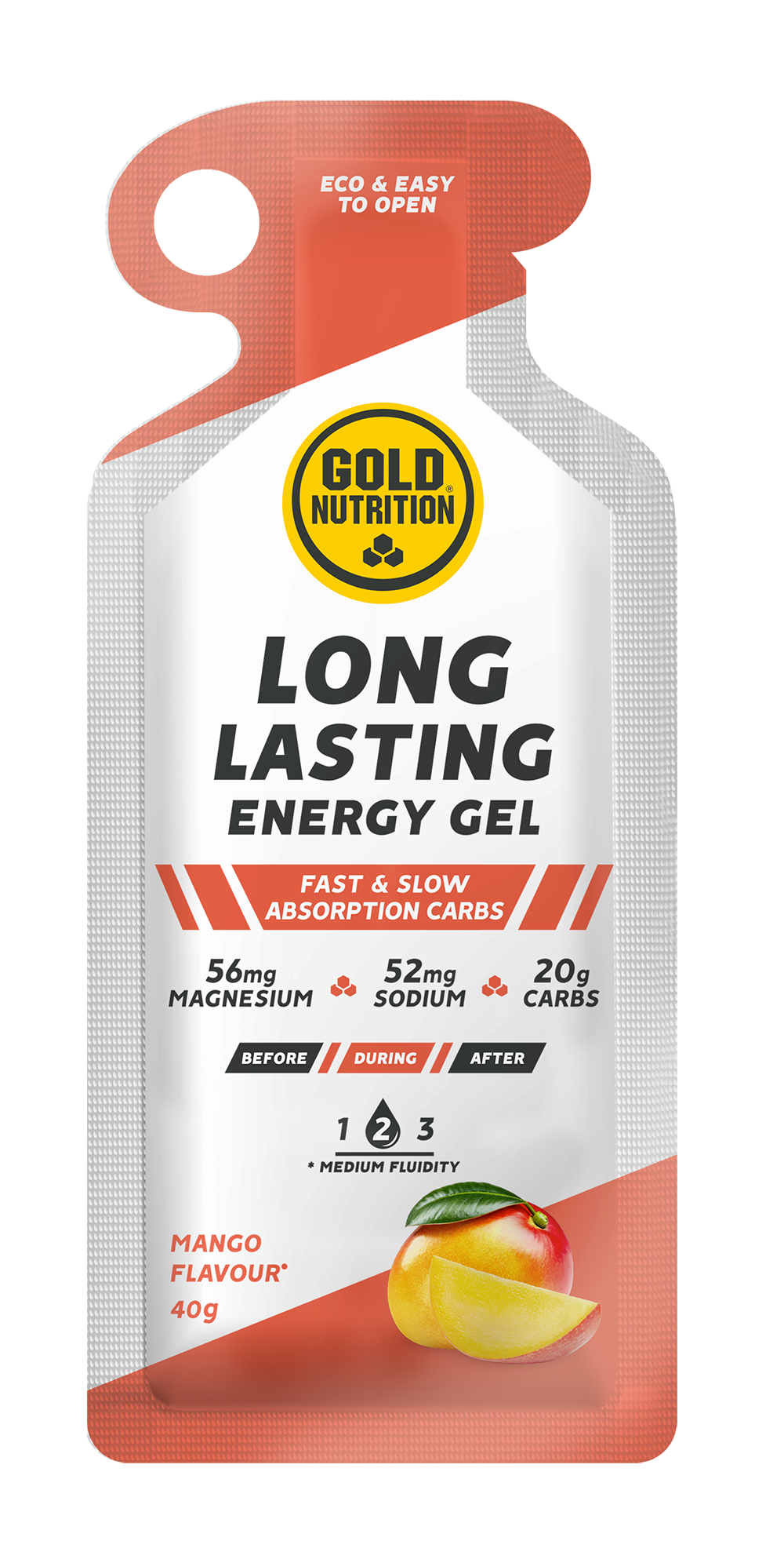 GoldNutrition Long Lasting Gel - Mango - 16 x 40 gram (LET OP! THT 30-6-2026) 1