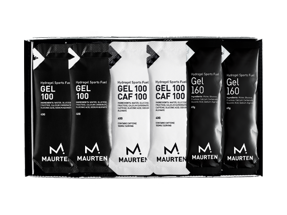 Maurten Gel 100 Mix Box - 6x Gel 100 &amp; 6x Gel 160 &amp; 6x Gel 100 CAF 100 1