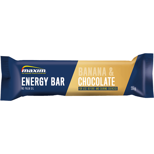 Aanbieding Maxim Energy Bar - Banana &amp; Chocolate - 20 x 55 gram (THT 28-5-2023) 1