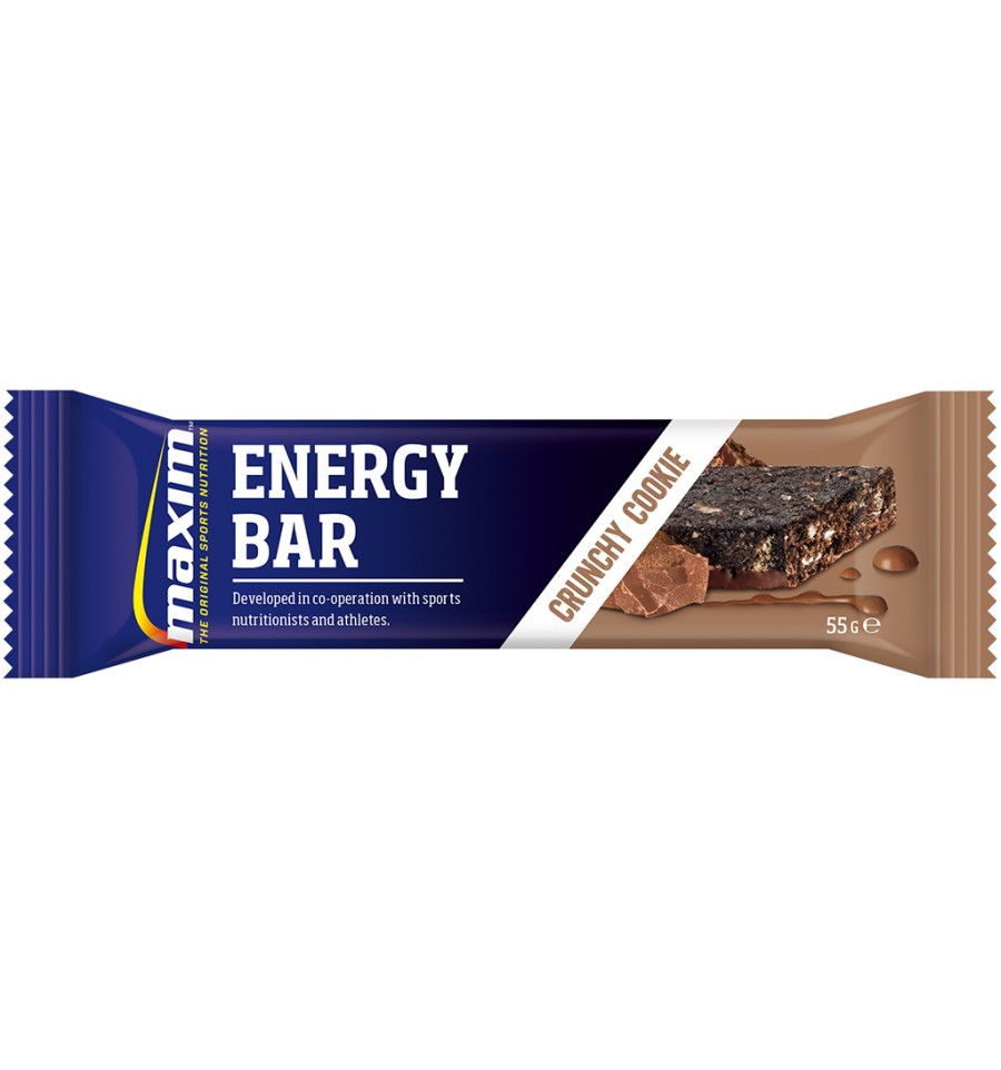 Aanbieding Maxim Energy Bar - Cookie Crunch - 55 gram (THT 9-4-2022) 1