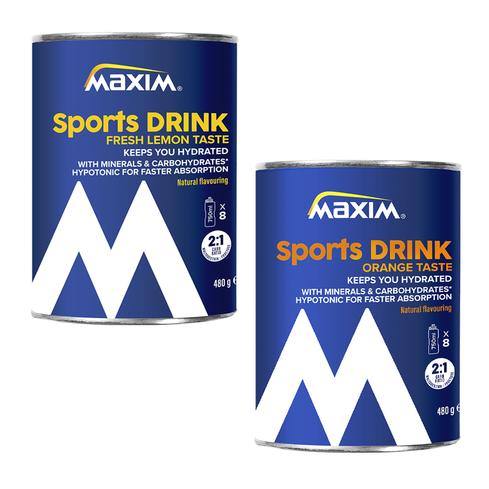 Maxim Hypotonic Sports Drink - 960 gram (2 potten van 480 gram) 1