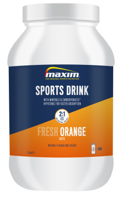 Maxim Hypotonic Sports Drink - Orange - 2kg (LET OP! THT 30-6-2025)