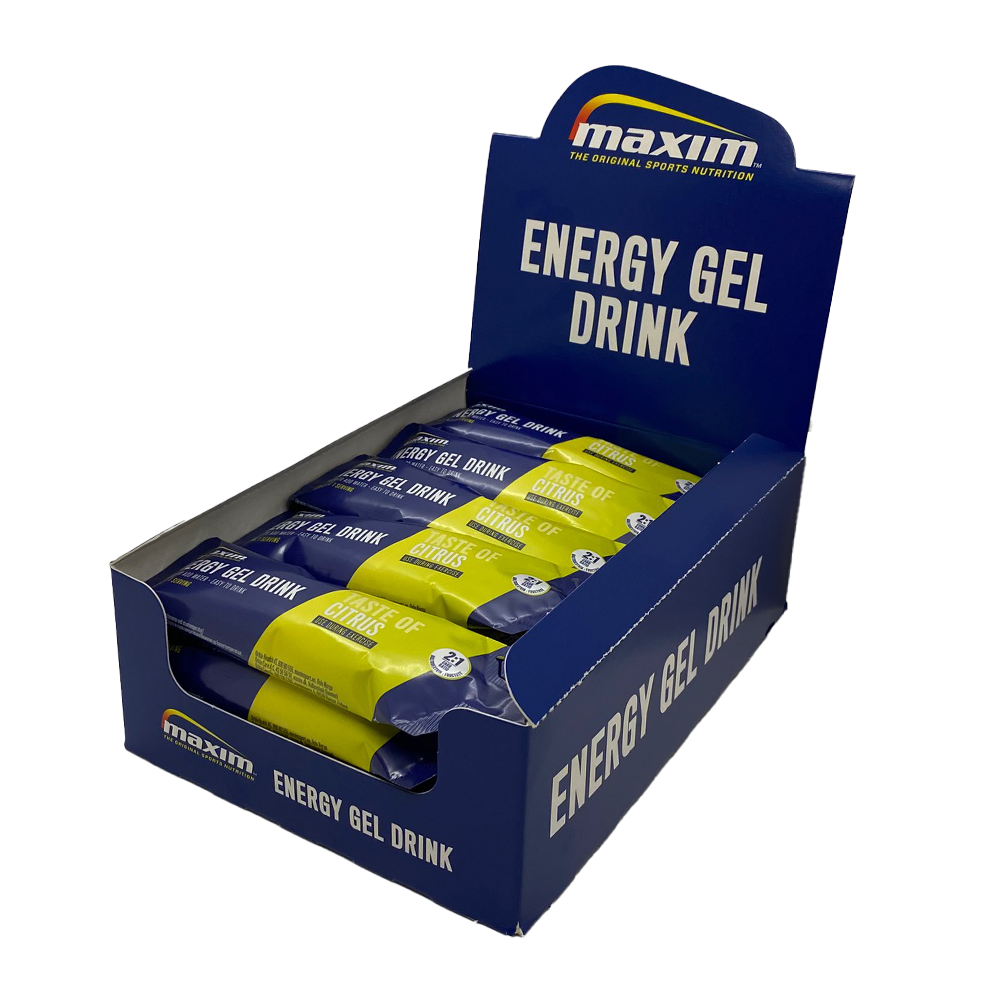 Aanbieding Maxim Gel Drink - Citrus - 25 x 60 ml (THT 30-9-2023) 1