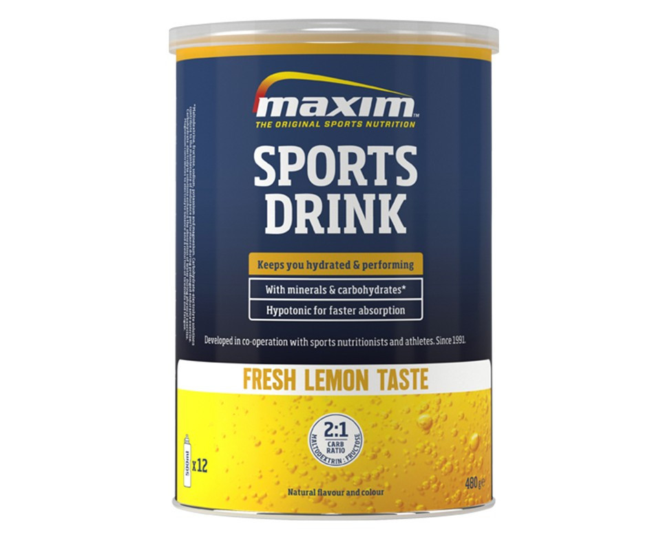 Aanbieding Maxim Hypotonic Sports Drink - Lemon - 480 gram (THT 7-2018) 1