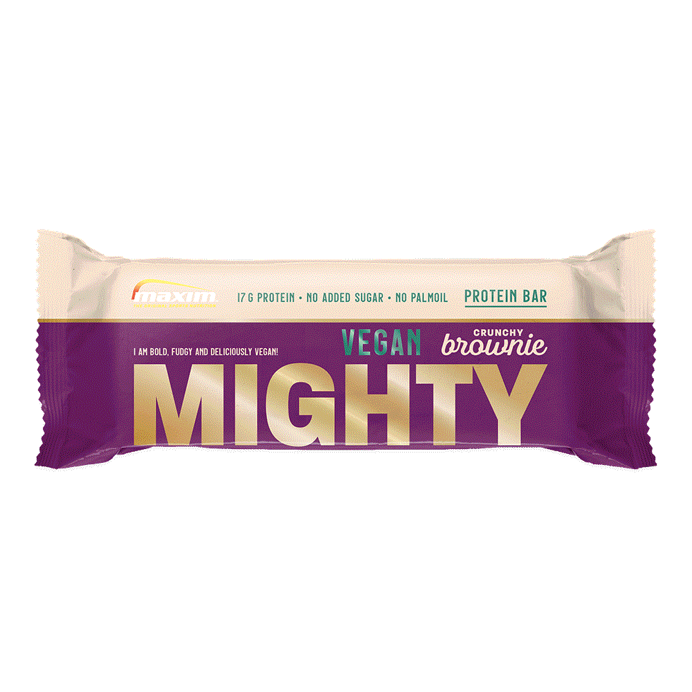 Maxim Protein Bar VEGAN MIGHTY - Crunchy Brownie - 1 x 55 gram 1