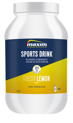 Maxim Hypotonic Sports Drink - Lemon - 2kg (THT 30-6-2025)