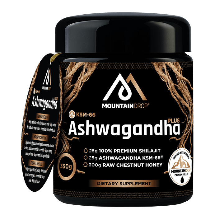Ashwagandha KSM-66 + Shilajit + Honey - Mountaindrop - 330 gram 1