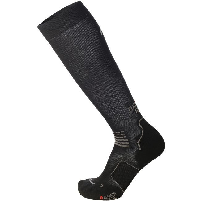 Mico Oxi-Jet Compression Run Socks Medium Weight - Zwart 1