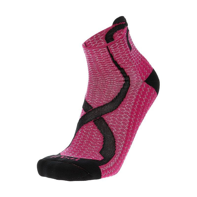 Mico Trail Run Socks Light Weight Argento XT2 - Fuchsia 1