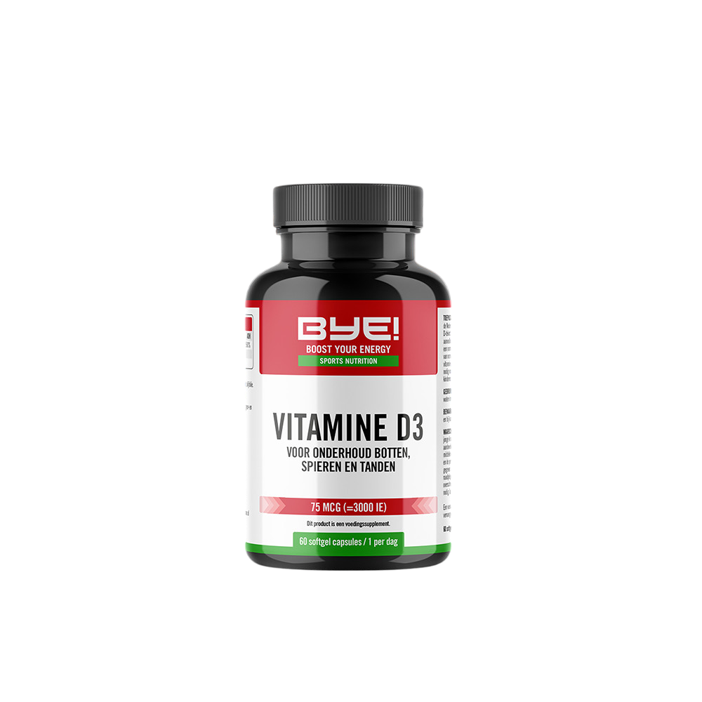 BYE! Vitamine D3 75 mcg - 60 Caps 1