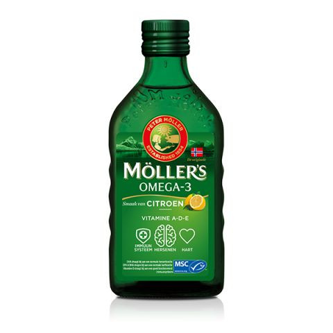 Möller's Omega-3 - Citroen - 250 ml 1