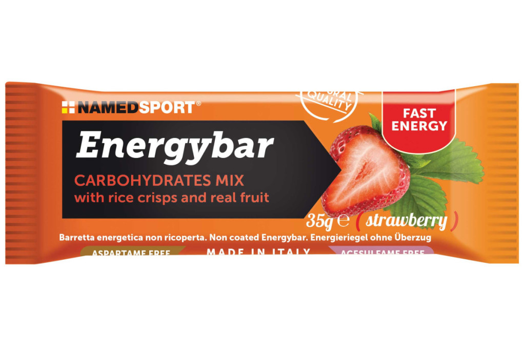 NamedSport Energy Bar - Strawberry - 12 x 35 gram (LET OP! THT 31-3-2026) 1