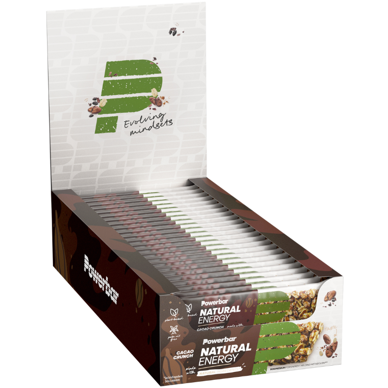 PowerBar Natural Energy Bar - Cacao Crunch - 18 x 40 gram (LET OP! THT 31-1-2025) 1