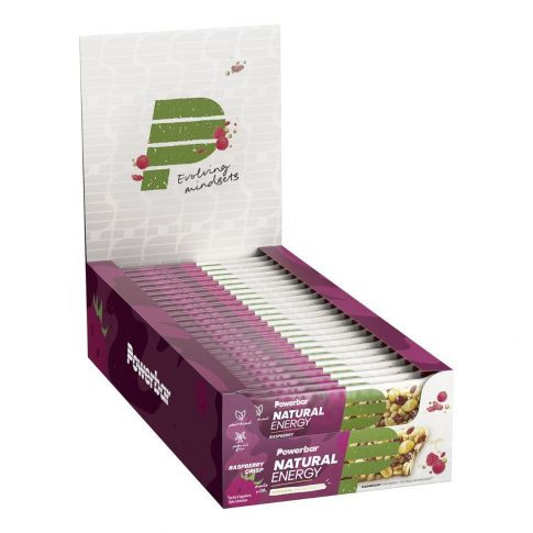Aanbieding PowerBar Natural Energy Bar - Raspberry - 24 x 40 gram (LET OP! THT 31-8-2023) 1