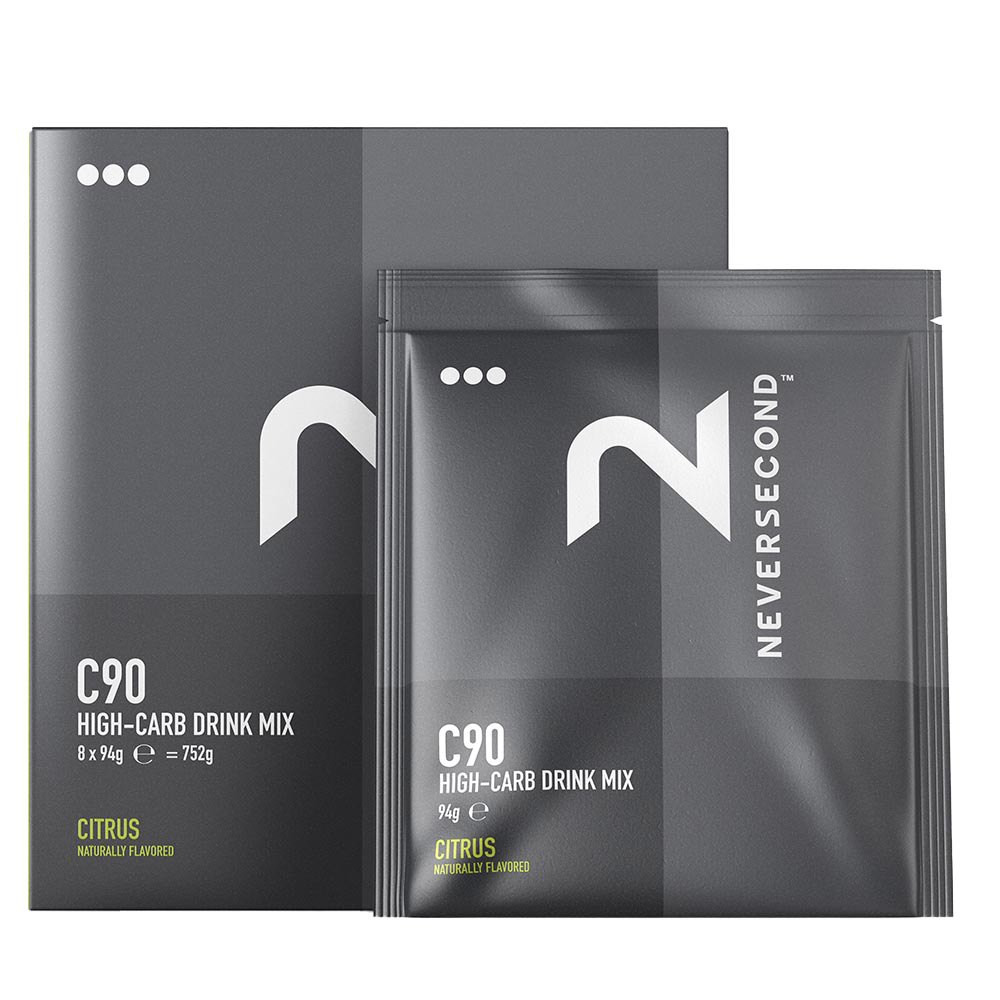 NEVERSECOND C90 High Carb Drink - Citrus - 8 x 94 gram 1