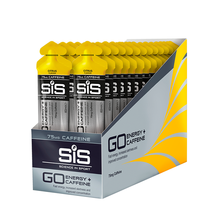 SiS GO+ Caffeine Gel - Citrus - 30 x 60 ml (LET OP! THT 31-8-2025) 1