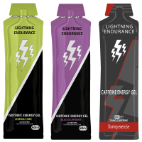 Lightning Endurance Isotonic + Caffeine Gel Probeerpakket - 24 x 60 ml