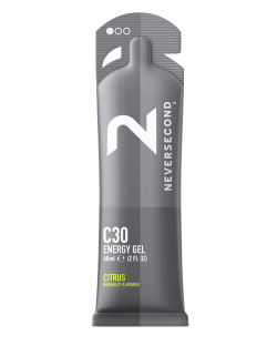 NEVERSECOND C30 Energy Gel - Citrus - 12 x 60 ml (THT 31-3-2023)