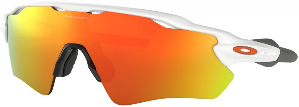 Oakley Radar EV Path Zonnebril Polished White - Fire Iridium Lens 1