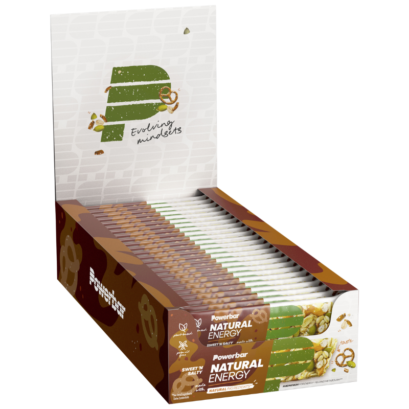 Aanbieding PowerBar Natural Energy Cereal Bar - Sweet`n Salty - 24 x 40 gram (LET OP! THT 31-1-2024) 1