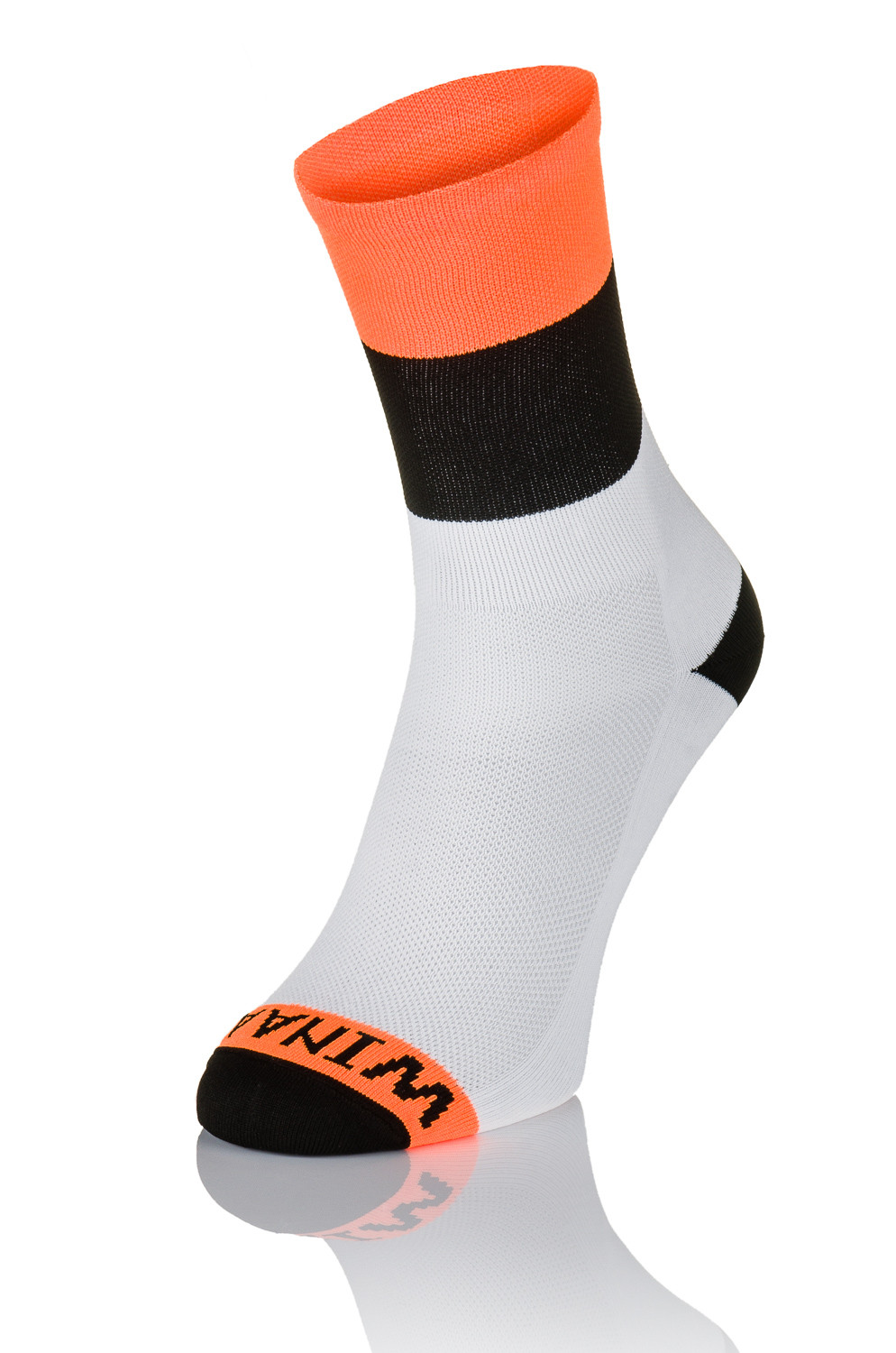 Winaar Orange - Wit/Zwart Met Fluo Oranje Accent 1