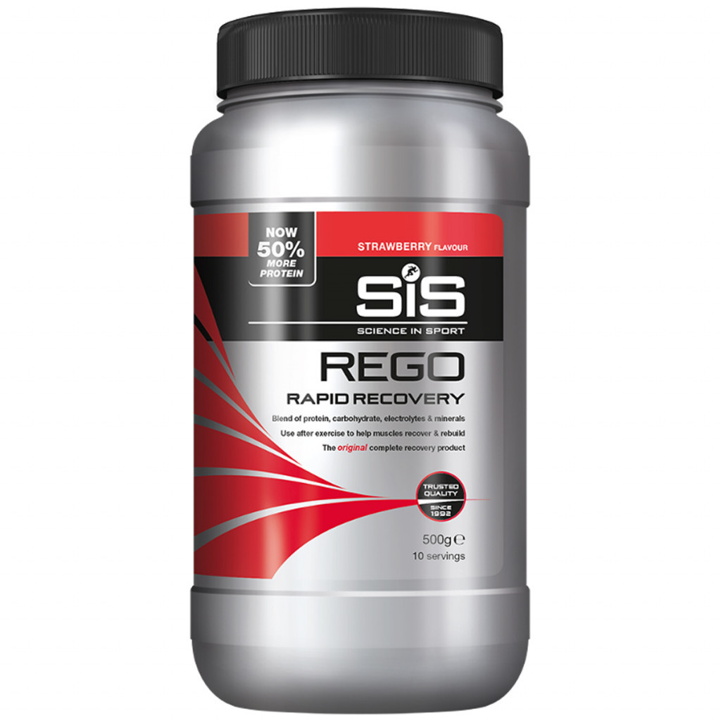 Aanbieding SiS REGO Rapid Recovery - Strawberry - 500 gram (MINIMALE THT 31-12-2023) 1