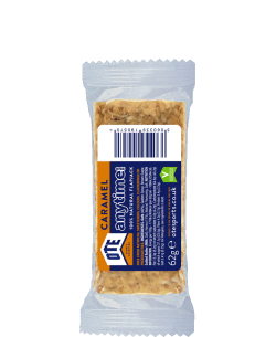 Aanbieding OTE Anytime Bar - Caramel - 62 gram