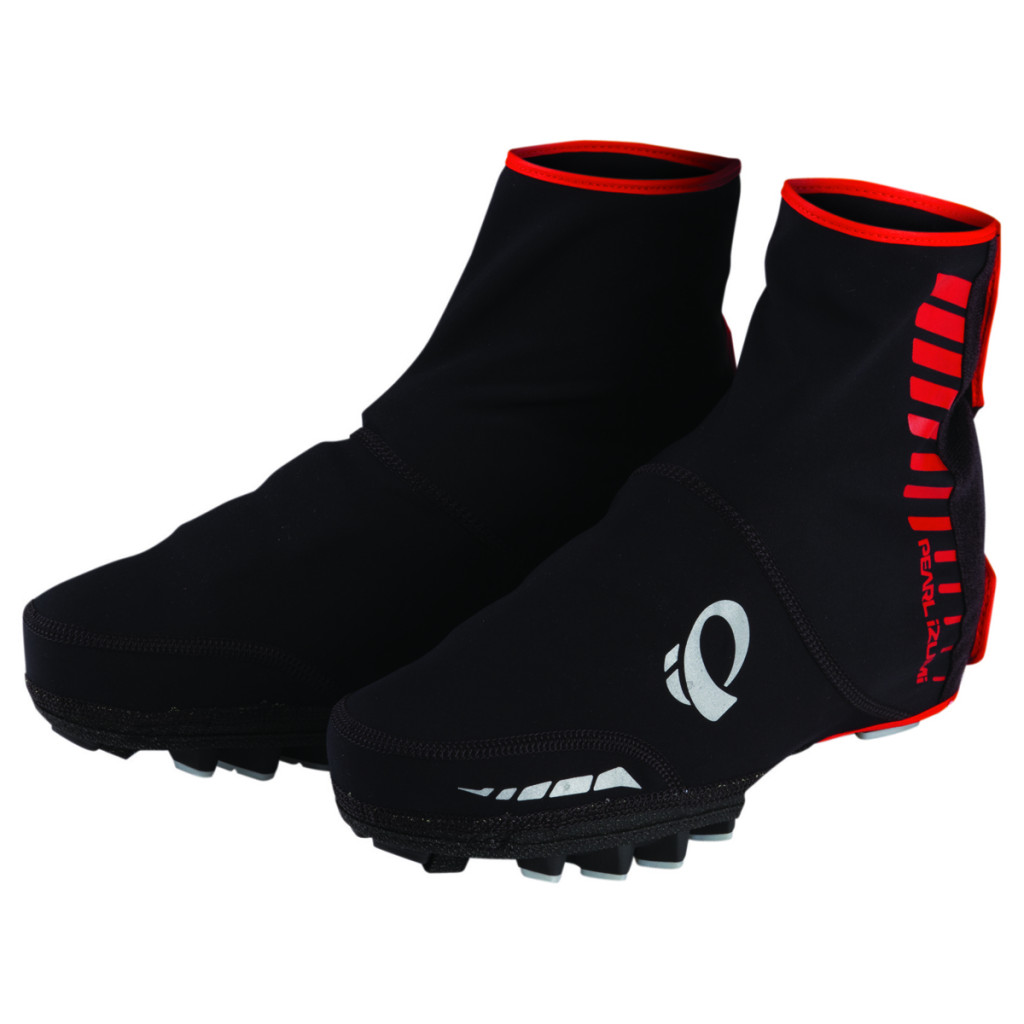 Pearl Izumi ELITE Softshell MTB Overschoenen - Zwart/Rood 1