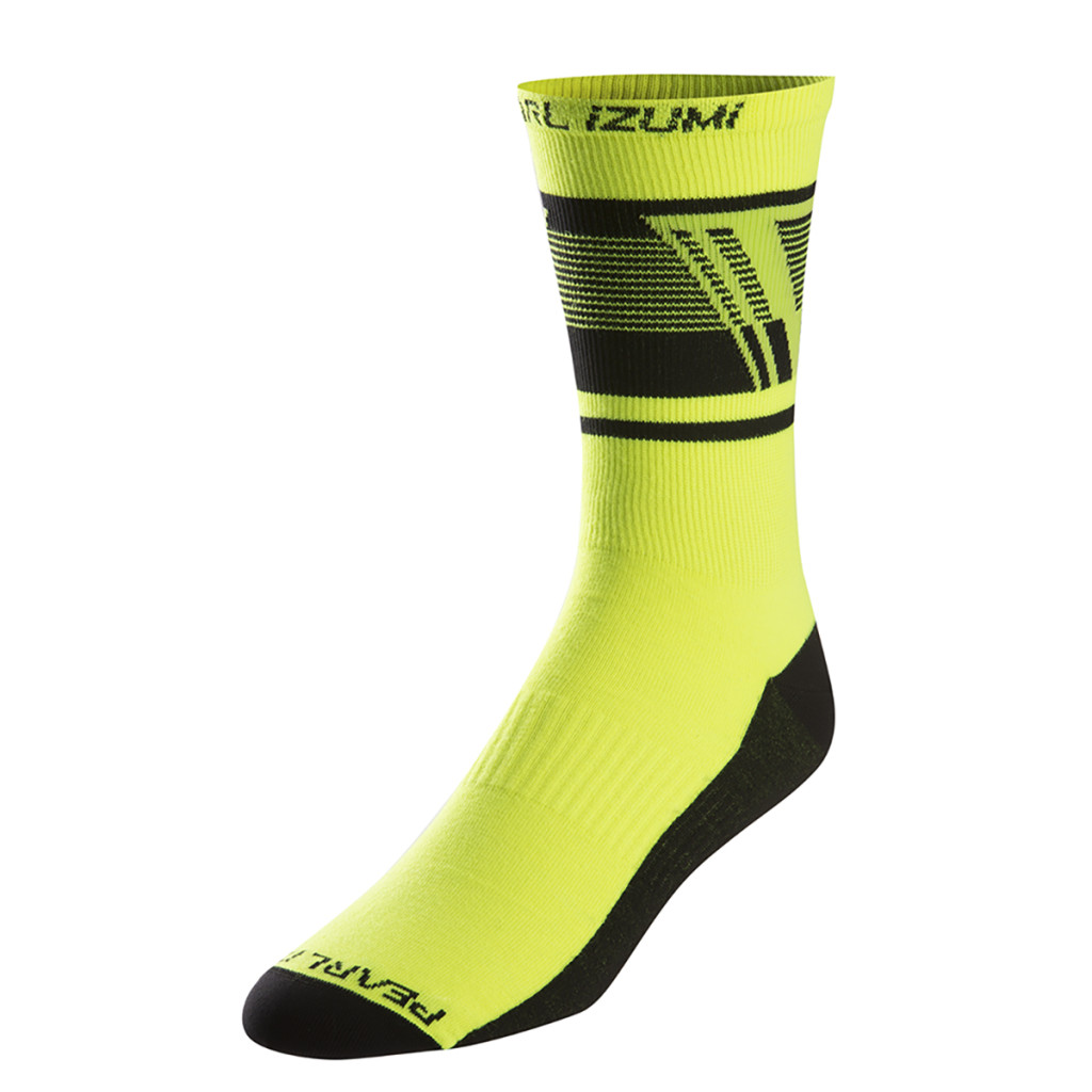 Pearl Izumi ELITE Sokken Hoog - Fluor Geel 1