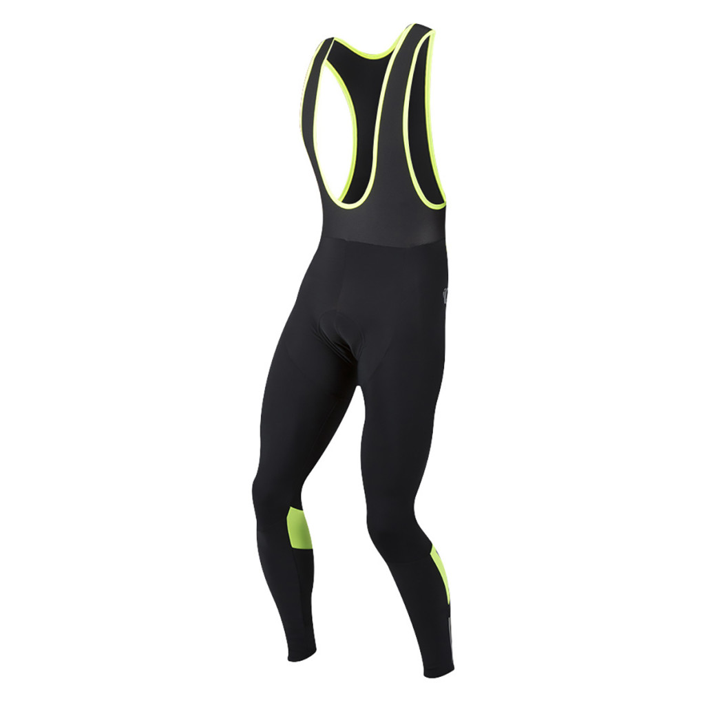 Pearl Izumi Pursuit Thermal Fietsbroek Bretels Lang - Zwart/Geel 2