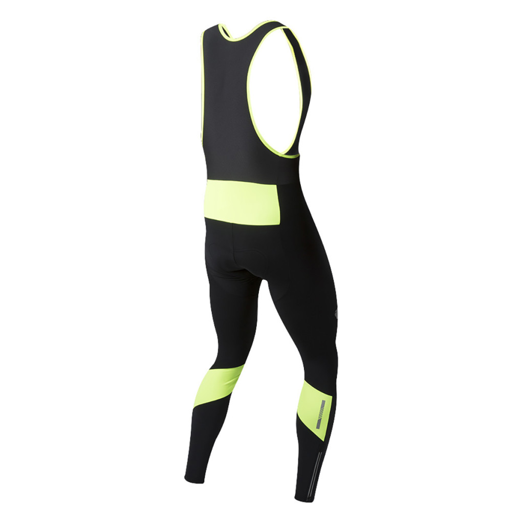 Pearl Izumi Pursuit Thermal Fietsbroek Bretels Lang - Zwart/Geel 1