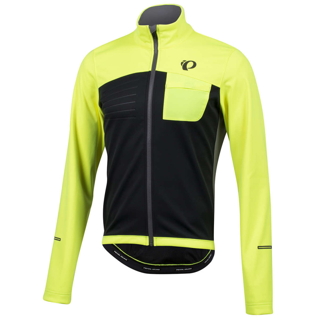Pearl Izumi SELECT Escape Softshell Fietsjack - Fluor Geel/Zwart 1