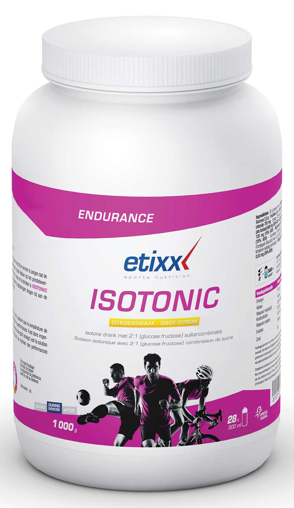 Aanbieding Etixx Isotonic Powder - Orange - 1000 gram 1